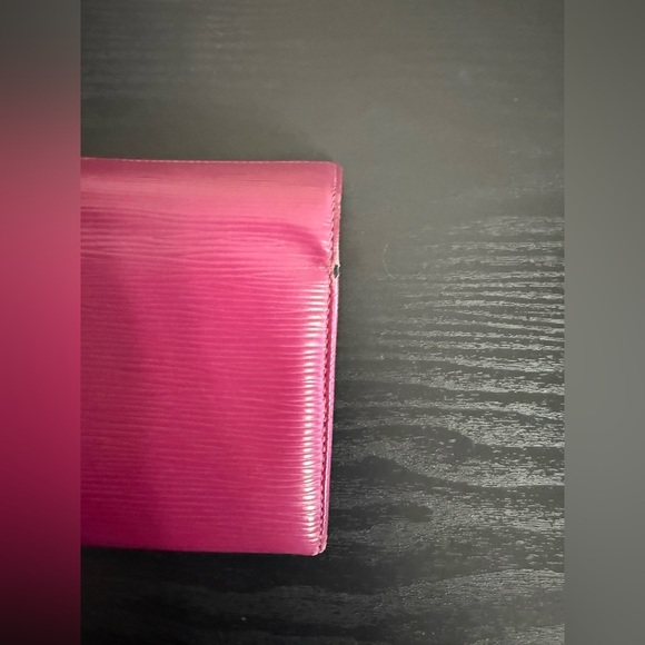 LOUIS VUITTON Portefeuille Sarah Long Wallet M60317 Epi Fuchsia Pink LV - Picture 10 of 13
